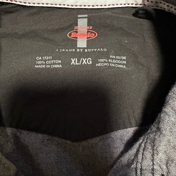 I Jeans By Buffalo Men’s Gray Size Extra Large Long Sleeve Shirt EUC - Picture 2 of 4